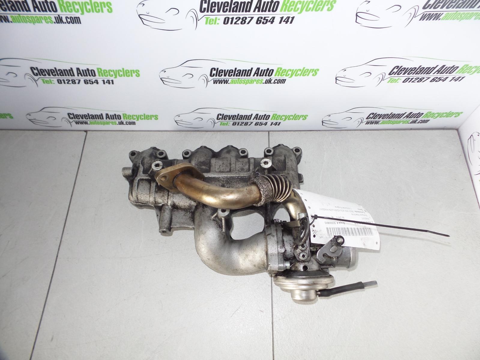 2003 VW PASSAT 1.9 TDI INLET INTAKE MANIFOLD & EGR VALVE 038129713AP